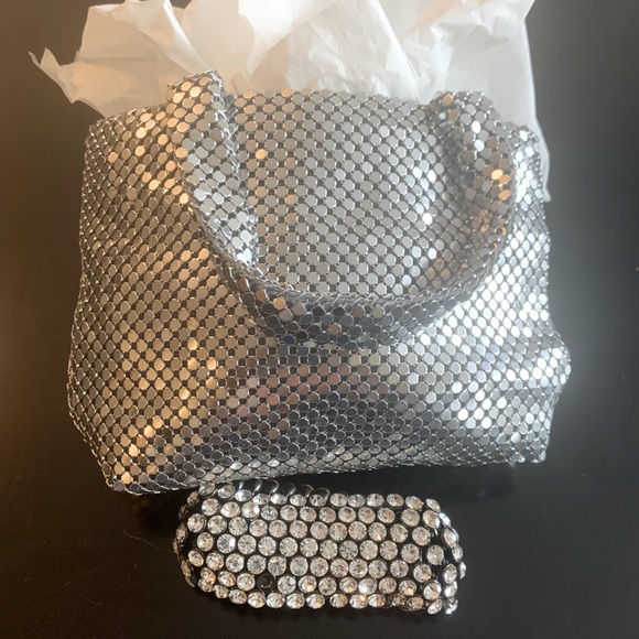 Silvertone chain-link bag - Picture 6 of 8